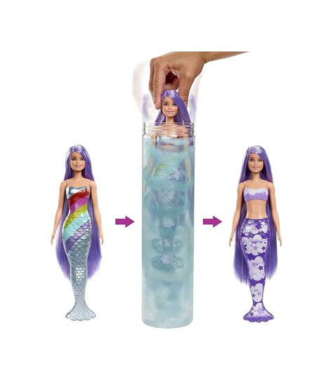 Barbie Sirena Que Cambia De Color Con El Agua Atelier Yuwa Ciao Jp