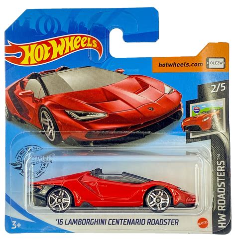 Buy Hot Wheels 16 Lamborghini Centenario Roadster HW Roadsters 2 5 2020