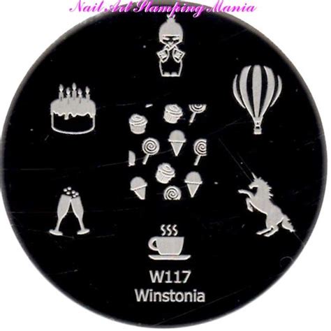 Nail Art Stamping Mania Winstonia Plates First Set W101 W120 Review And Swatches Plates