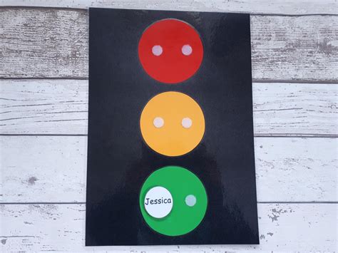 Traffic Light Behaviour Chart Printable