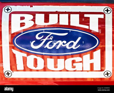 Ford Built Tough Logo Hi Res Stock Photography And Images Alamy