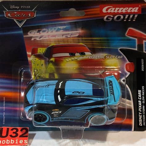 Carrera Go 64221 Jackson Storm Glow Racers Dysney Pixar Cars 400748642218 Ebay