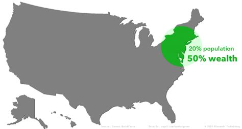 The Distribution Of Wealth In The U S Vivid Maps