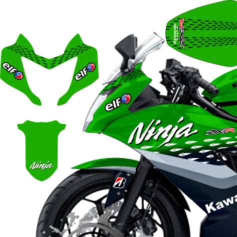 Jual 120 Dekal Kawasaki Ninja 250SL RRmono KRT RACING Fullbody Decal