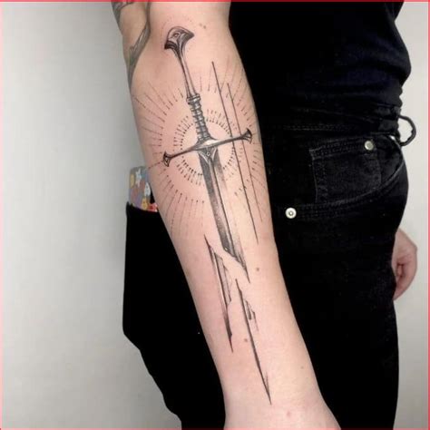 Aggregate More Than Minimalist Sword Tattoo Super Hot In Cdgdbentre