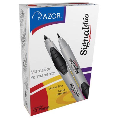 AZO MAR 3300ROC 301 3300RO MARCADOR SIGNAL DUO ROJO C 12 Royal Office