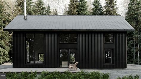 Black Metal Cabin on Behance