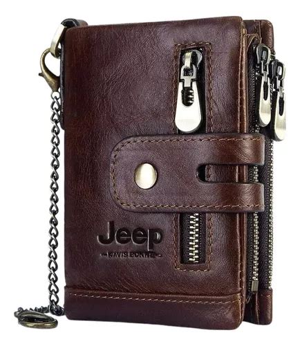 Cartera Jeep De Piel Aut Ntica Para Hombre Mercadolibre