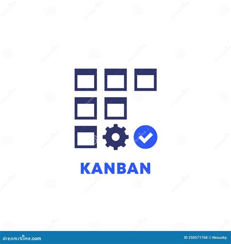 Kanban Icon Vector From Agile Collection Thin Line Kanban Outline Icon