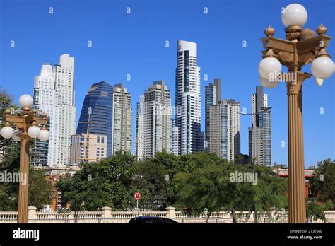 High Rise Buildings And Luxurious Hotels Along Dock 3 Of Puerto Madero