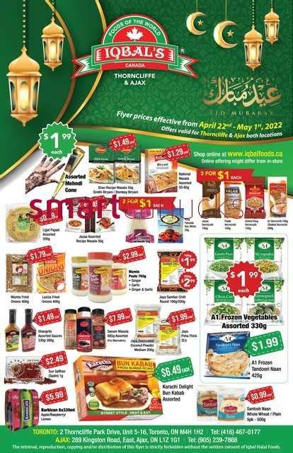 Iqbal Foods Flyer April To May