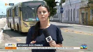 JMTV 1ª Edição Ônibus voltam a circular após dia de protesto por