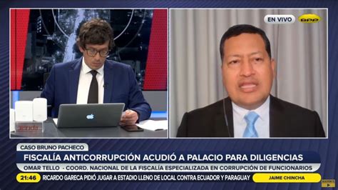 Bruno Pacheco Fiscalía recopiló información documentaria e