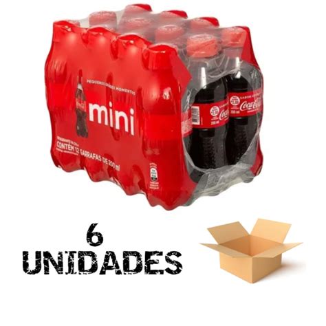 Kit Fardo C 6 Unidades De Mini Coca Cola Original 200ml Shopee Brasil