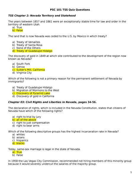 Psc Tss Quiz Questions Psc Tss Quiz Questions Tss Chapter