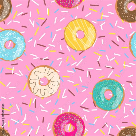 Sprinkled Donut Wallpaper