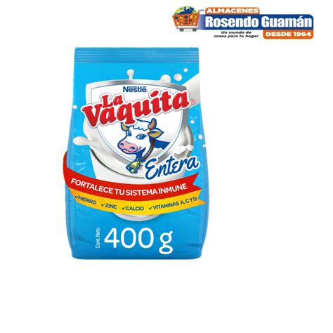 Leche Polvo La Vaquita 400G Almacenes Rosendo Guamán