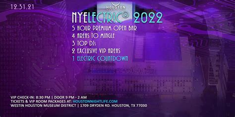 Houston New Year S Eve Party Countdown Nyelectric Vip Nightlife