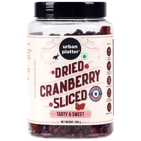 Buy Urban Platter Dried Red Cranberry Sliced G Online At Best Price