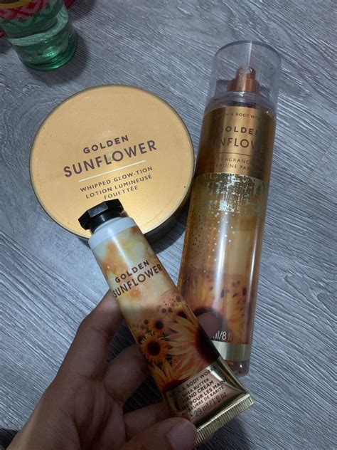 Bbw Bath Body Works Golden Sunflower Beauty Personal Care Fragrance