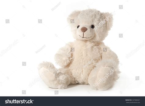 Fluffy Teddy Bear Isolated On White Stock Photo (Edit Now) 167300321