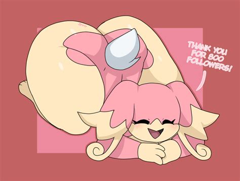 Rule 34 Anthro Ass Audino Big Breasts Big Butt Breasts Female