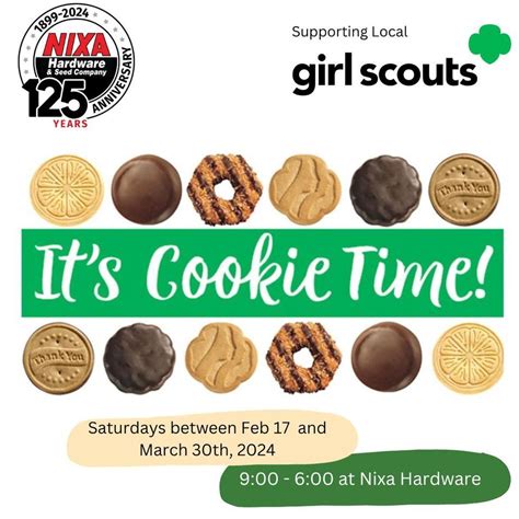 Girl Scout Cookie Sale Nixa Hardware And Seed Co February 17 2024