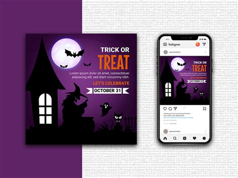 HALLOWEEN SOCIAL MEDIA BANNER POST :: Behance