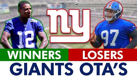 New York Giants Otas Winners Losers So Far Youtube