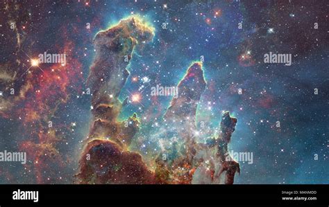 Reflection nebula the site of star formation. Elements of this image ...