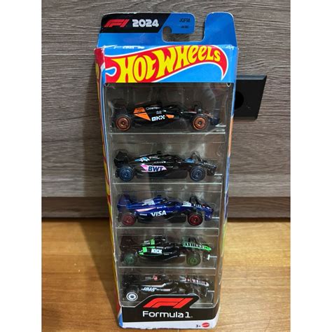 HOT WHEELS 風火輪 2024 Formula 1 F1 全套共5輛車全新未拆 不拆售 蝦皮購物