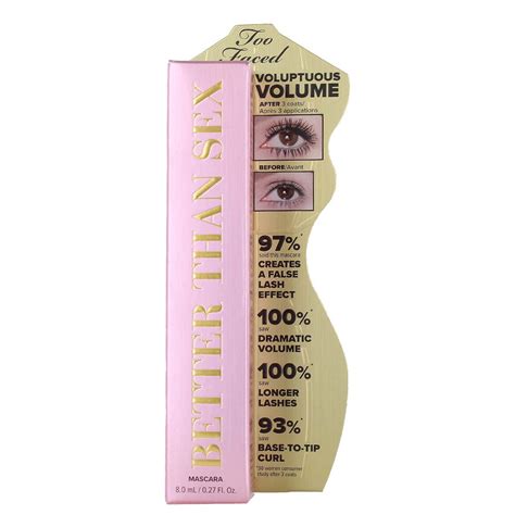 Too Faced Better Than Sex Volumizing Lengthening Mascara Ulta Beauty Daisy Ma