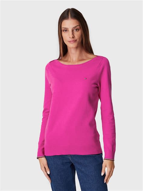 Tommy Hilfiger Pullover Ww0ww25656 Rosa Regular Fit • Modivo At