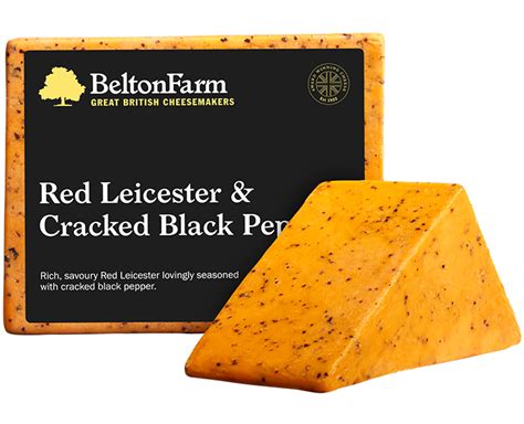 Red Leicester Cracked Black Pepper Belton Farm