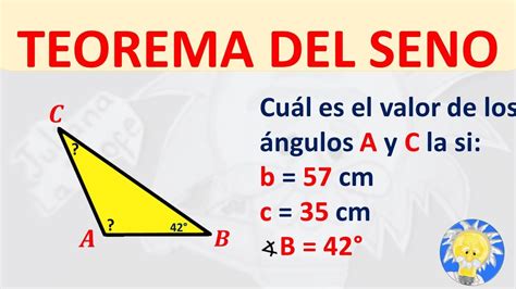 Cómo calcular dos ángulos de un triángulo conociendo dos lados y un