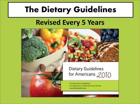 Ppt The Dietary Guidelines Powerpoint Presentation Free Download