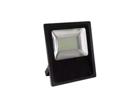 Refletor Led Smd 10W Slim Carcaça Preta Branco Frio o Melhor Preço