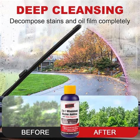 Aeropak 65ml All Season Car Window Glass Cleaner Windshield Washer Additive Fluid Aerosol