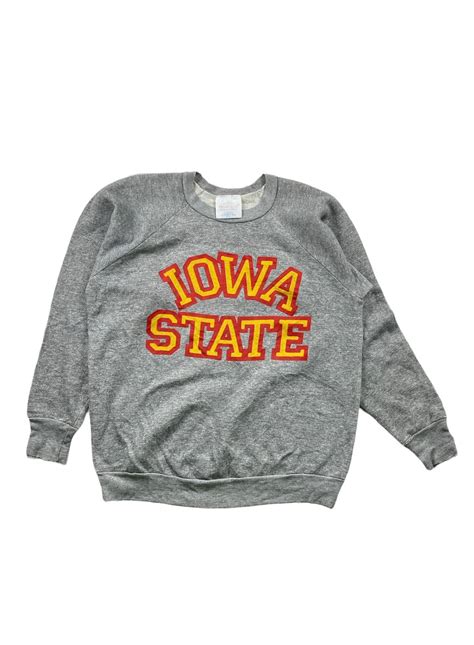 Vintage Vintage 80s 90s Iowa State University Retro Print Big Logo ...