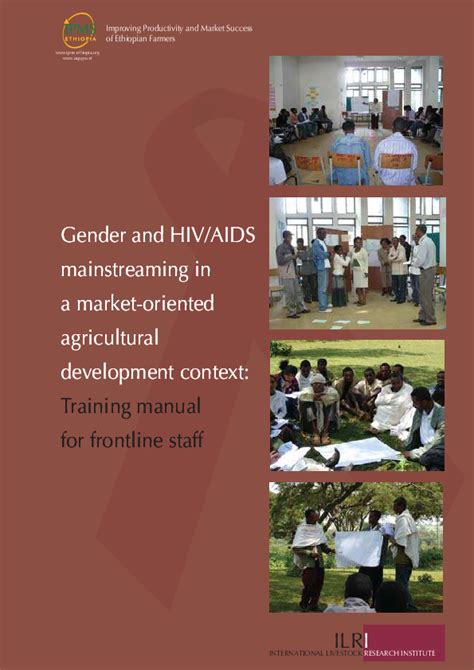 Pdf Gender And Hiv Aids Mainstreaming In A Market Oriented