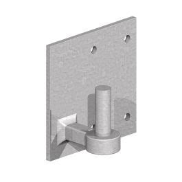 Birkdale Field Gate Hook On Heavy Duty Plate With Offset Pin Field