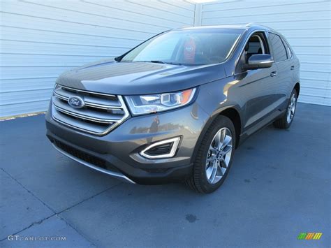 Magnetic Metallic 2017 Ford Edge Titanium AWD Exterior Photo #117138254 ...