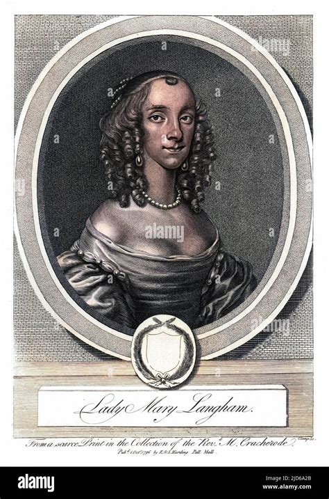 Lady Mary Langham Daughter Of Sir Edward Aston Wife Of Sir James