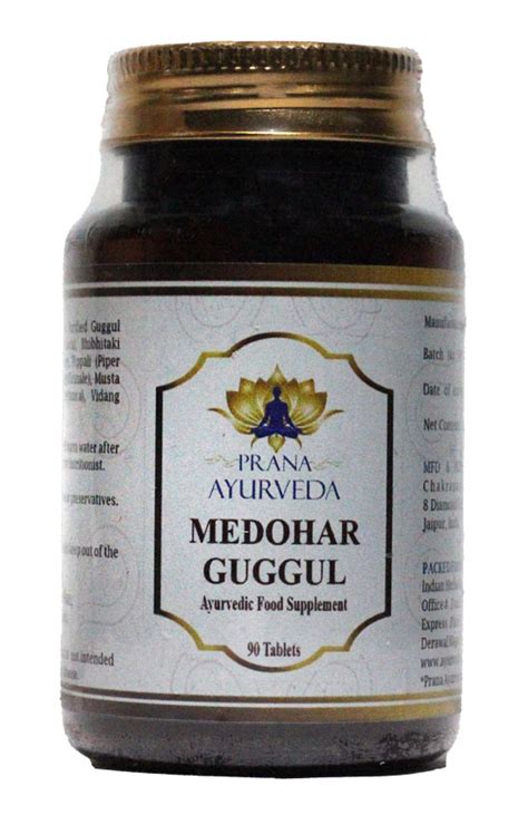 Medohar Guggul Comprim S Mg Prana Ayurveda Ayurveda La Source