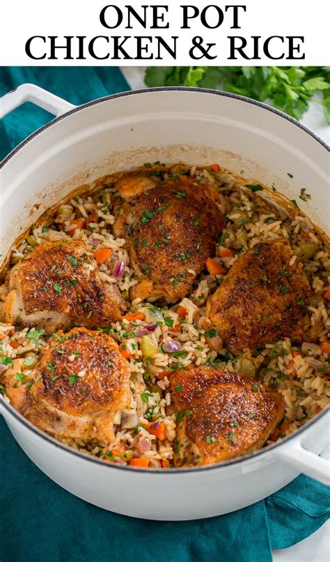 Baked Chicken And Rice One Pot Cooking Classy