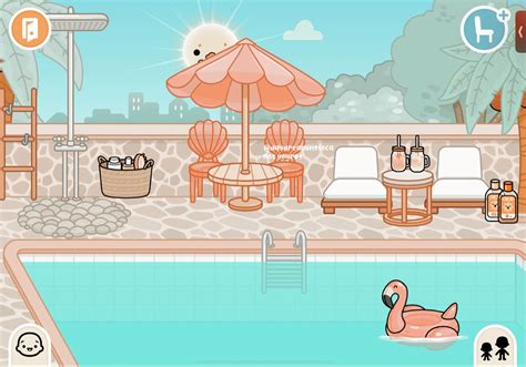 toca world vacation home outdoor pool idea Havuzlu ev Havalı odalar