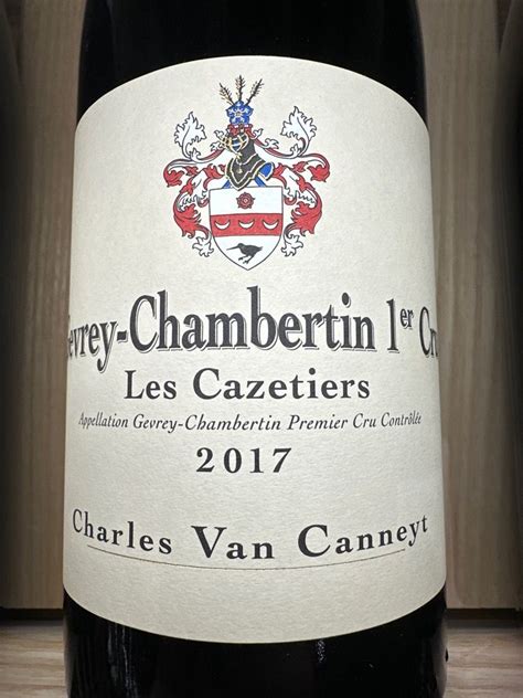 2020 Charles Van Canneyt Gevrey Chambertin 1er Cru Les Cazetiers