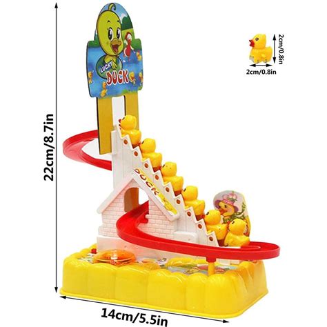 Small Ducks Climbing Toys Electric Ducks Chasing Race Track Game Set