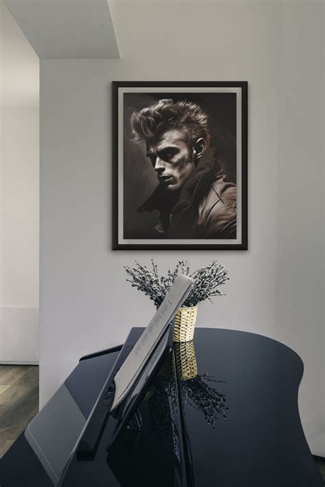 James Dean Ai Generated Art Synthetic Art Digital Art Etsy