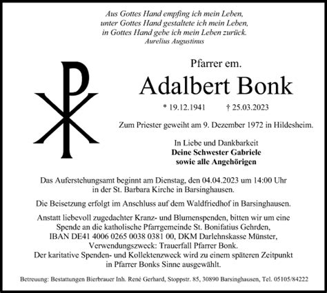 Gedenkkerzen Von Adalbert Bonk Trauer Anzeigen De